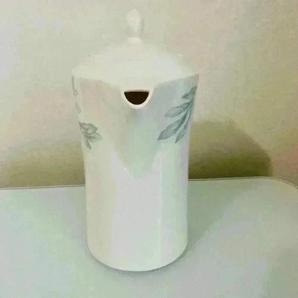 Lenox Decor Plantation Blossom Small 6 1/2” Coffee Pot Floral Pastel with Lid - Picture 2 of 12